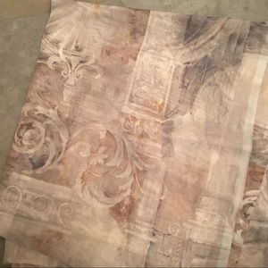 🎁 SALE! 🎁 Organza Fabric w/ Architectural Pattern